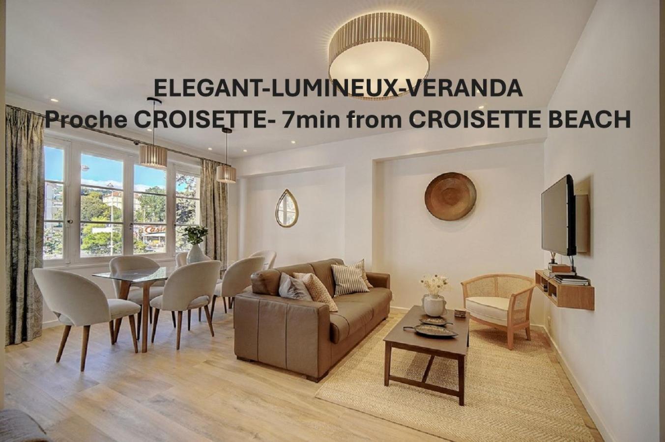 Magnifique 3 Pieces Renove Cannes Centre 'Banane' Avec Veranda ! A2B88 Eksteriør bilde